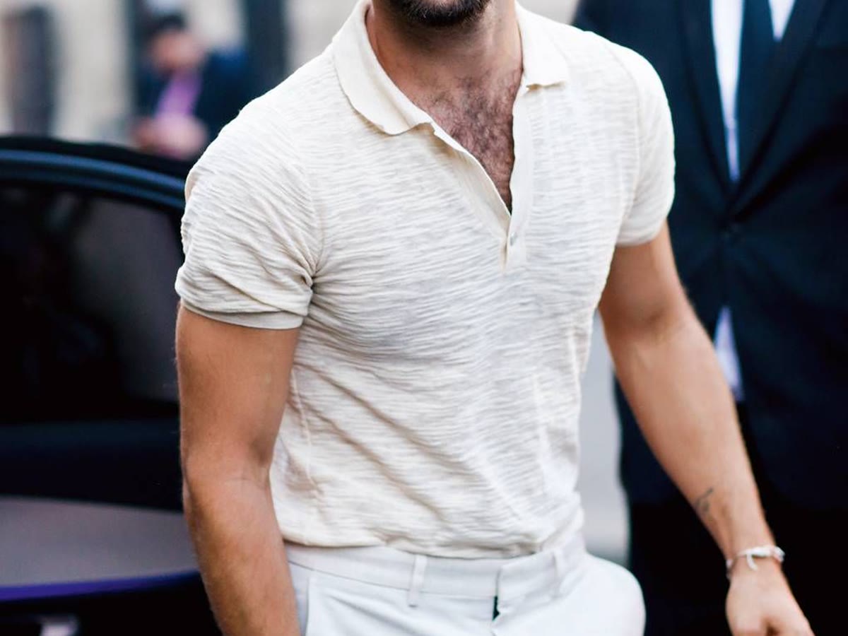 Crisp white shirt outfit for a shirt ironing guide