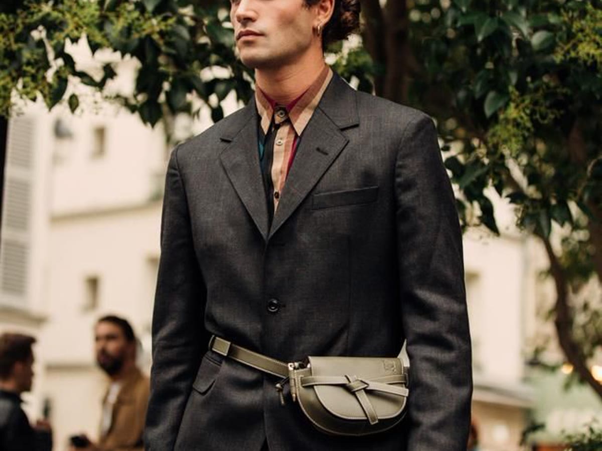 Paris menswear street style with refined accessories